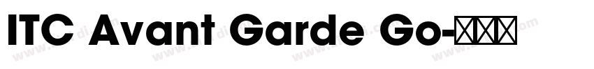 ITC Avant Garde Go字体转换